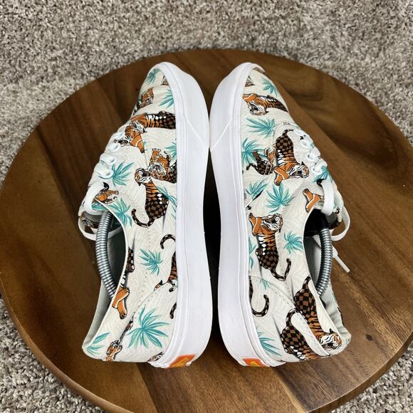 Vans Mens Size 8.5 Discovery Comfycush Era Project Cat Multicolor Tiger Sneakers - Picture 6 of 8
